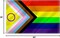 New Intersex Progress Pride Flag 3x5 ft- LGBTQ Rainbow Inclusive Intersexual Bisexual Flags Banner Fade Resistant for Indoor Outdoor